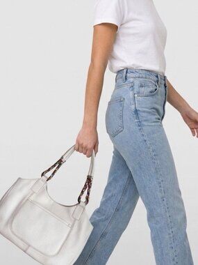 Brighton Barbados Off White Zip top Top. Signature Multi Color Straps.